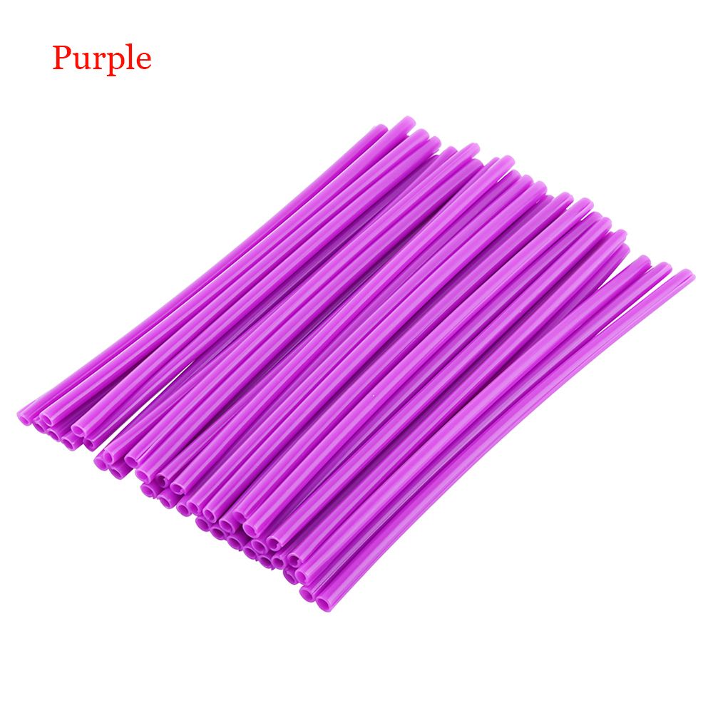 36Pcs ES Bike Guard Motocross Wheel Spoke Wraps Covers Rims Skins Protector: purple