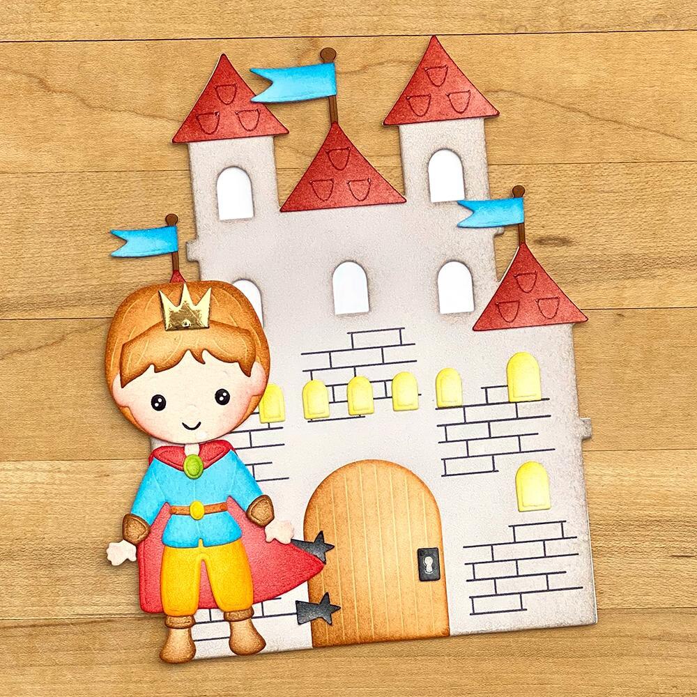 Princess Prince Craft Metal Cutting Frame Templates Scrapbooking Embossing Paper Cards Photo Album Craft Stencils Dies