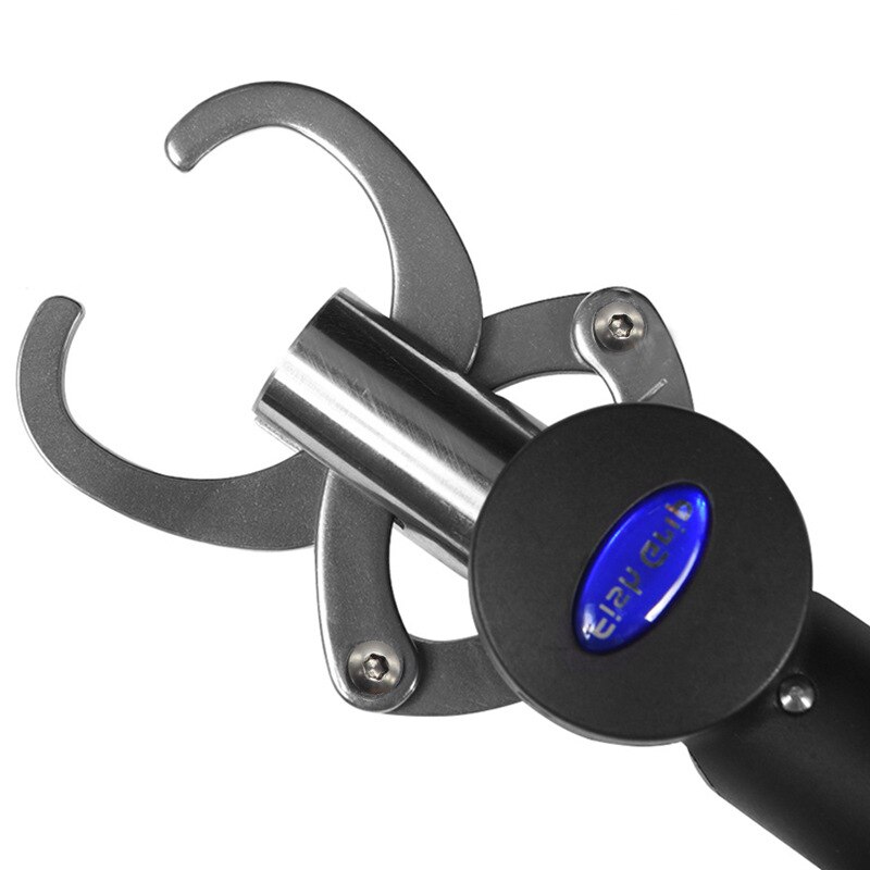 NOEBY Stainless Steel fish Gripper Fish Lip Control with Weight Scale & Ruler Fishing Tool Carp Fishing Clamp Clip Tackles