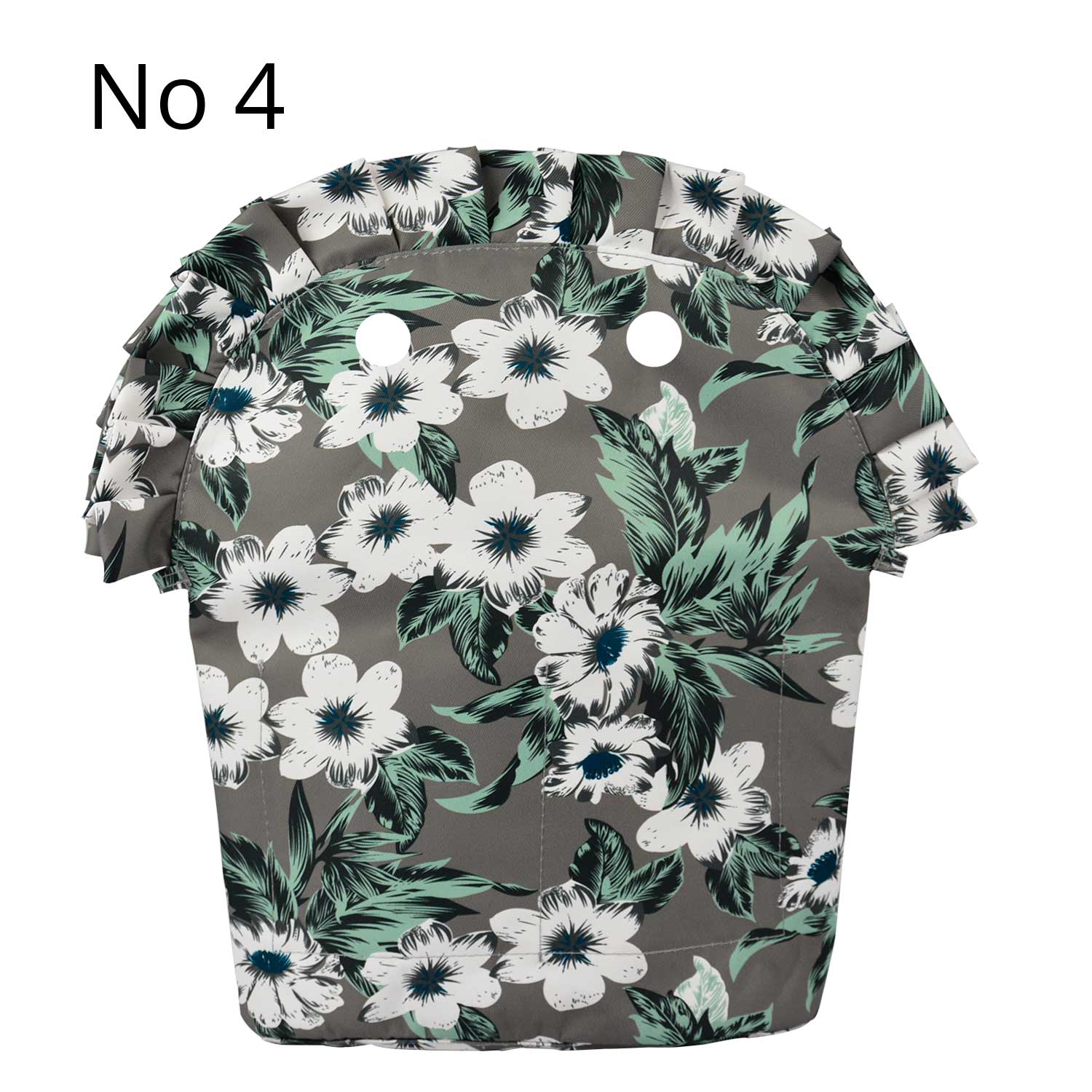 TANQU Floral Frill Pleat Lining Zipper Pocket for Obag 50 composite cloth Insert with Inner Waterproof Coating for O Bag 50: No 4