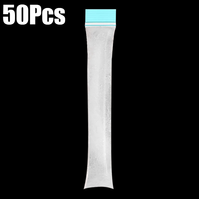 50/100Pcs Disposable Ice Popsicle Mold Bags Kitchen Ice Block Packaging Bag DIY Yogurt Juice Smoothie Bag Mould Tools: black