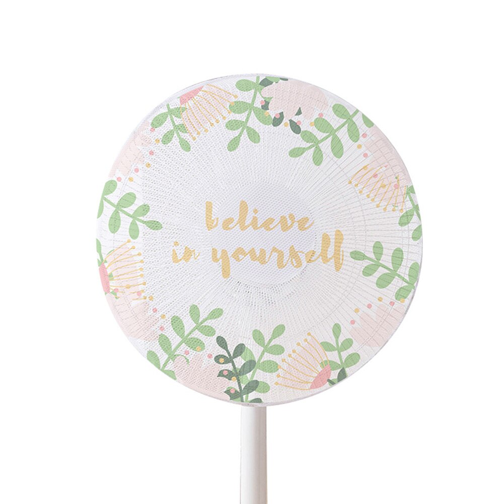 Electric Fan Cover Anti-pinch Hand Child Protection Net Dust Cover All-inclusive Safety Protection Net Cover Child Baby: flower