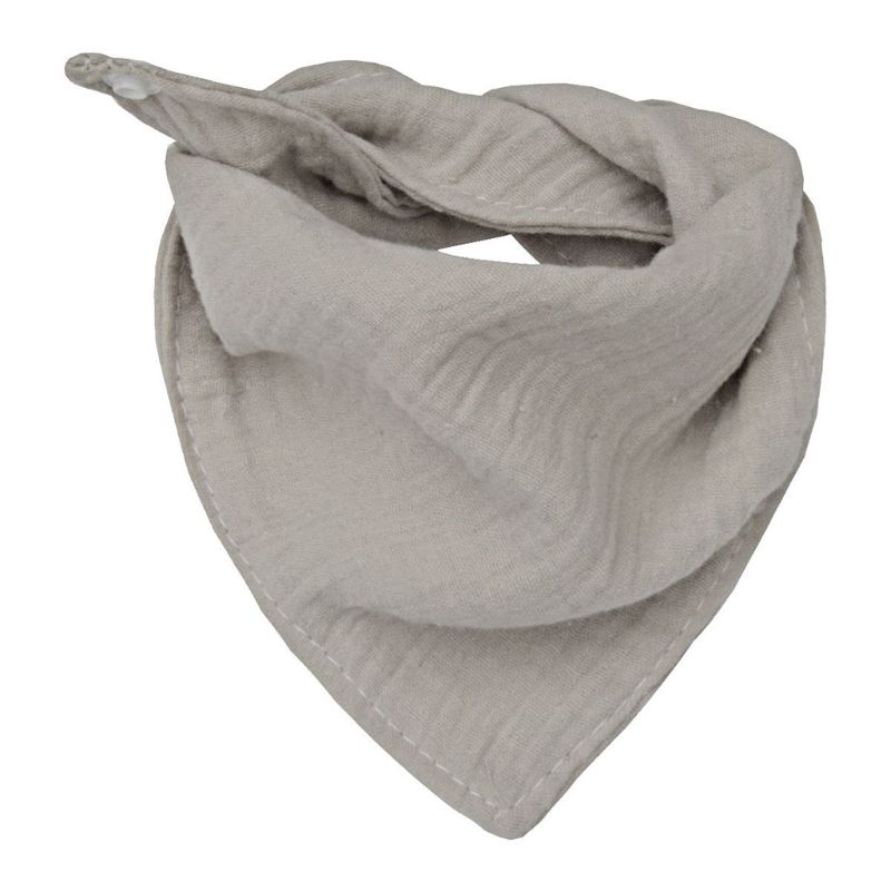 Baby Infant Cotton Bib Newborn Solid Color Triangle Scarf Feeding Saliva Towel Bandana Burp Cloth Boy Girl Shower: Gray