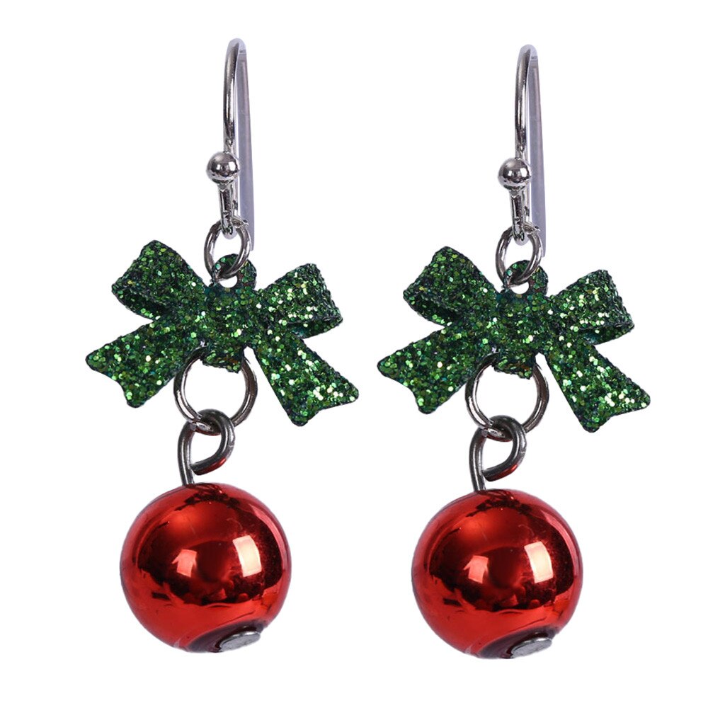 2020 feminino natal gancho gota balançar brinco bola de natal meia eardrop jóias presentes de festa de natal pendientes mujer moda fn70: A