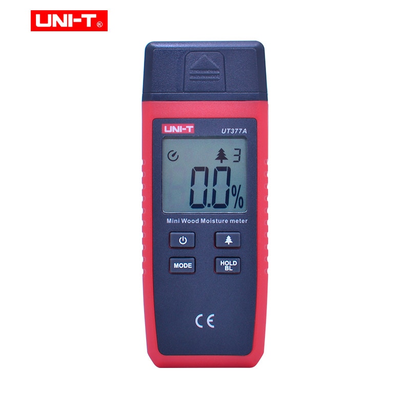 UNI-T UT377A Digital Wood Moisture Meter Hygrometer Humidity Tester Paper Plywood Other Wooden Material Mini Wood Moisture Meter