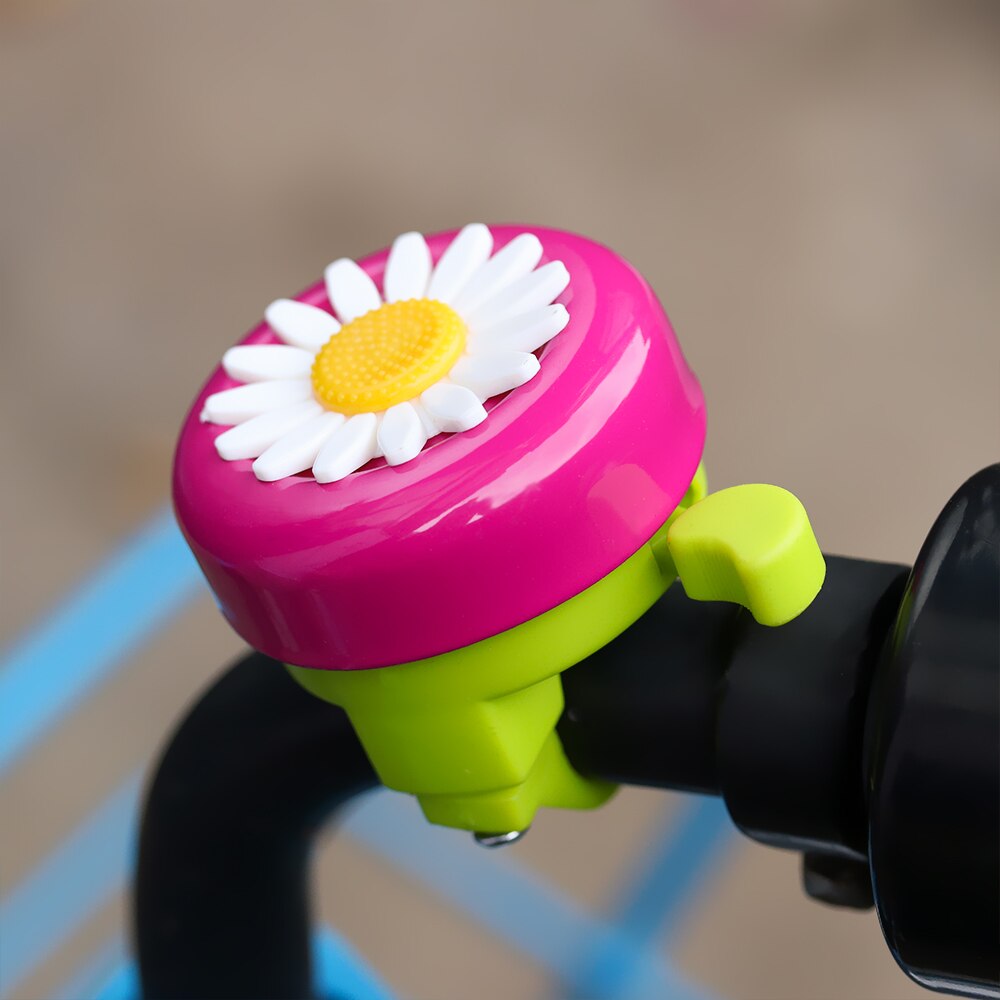 Kids Funny Bicycle Bell Multi-color Horns Bike Daisy Flower Children Cycling Ring Alarm for Handlebars Outdoor Protective