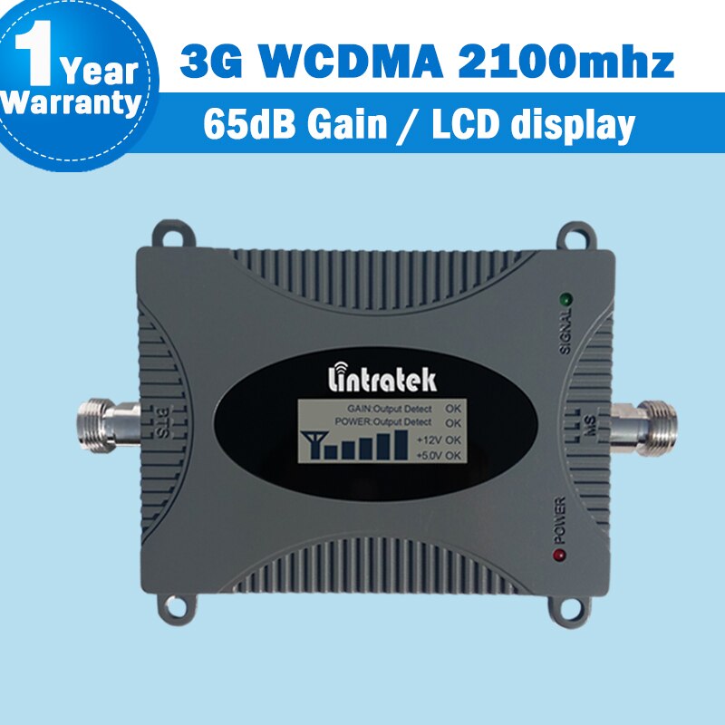 Lintratek UMTS 2100mhz praktisch Signal Booster 3G WCDMA 2100 (Band 1) netzwerk Signal Verstärker GSM Verstärker mit Anzeige 50