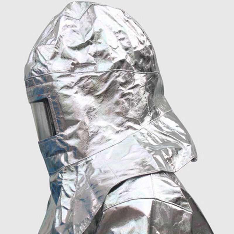 1000 graders termisk stråling aluminiumsfolie hjelm forklæde handsker arm over ærme arbejdssikkerhed varmebestandig brandhæmmende støbning