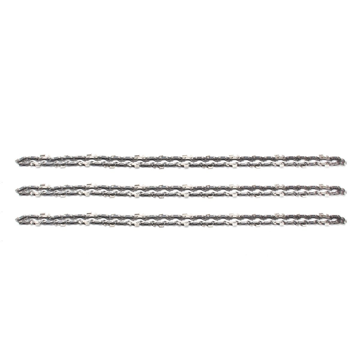 3Pcs 16 Inch 3/8 0.050" 56 DL Bar Chainsaw Chain Semi Chisel for Makita Chainsaw Structural Alloy Steel