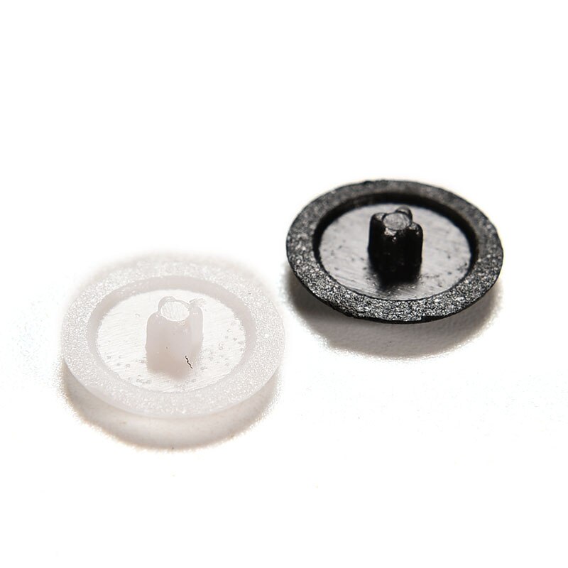 50/200x skruvlock av plast med clip on pozi-huvud svart vit färger болт с шариком accessori moto