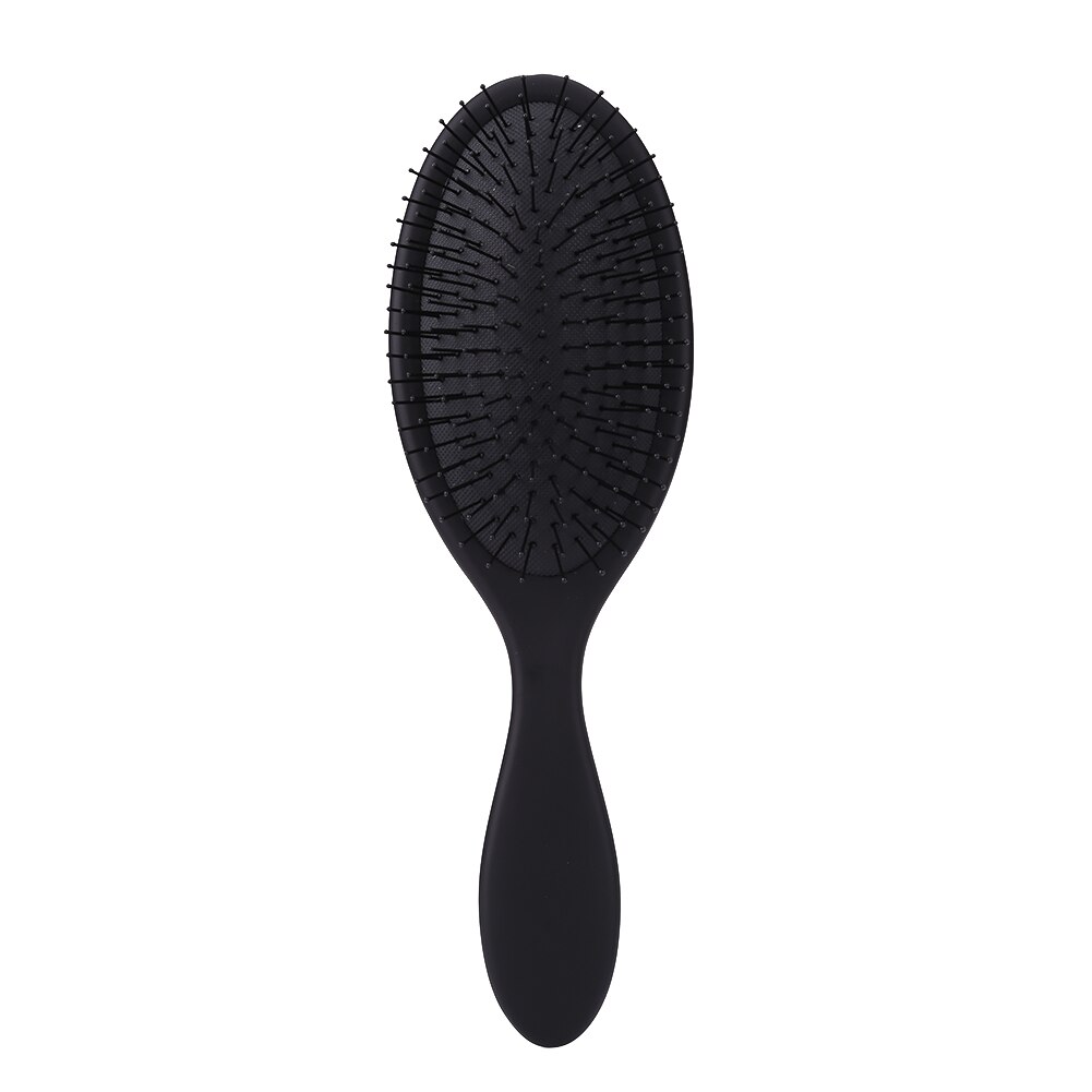 Magic Handvat Detangling Kam Douche Haar Borstel Airbag Paddle Massage Borstel: Black