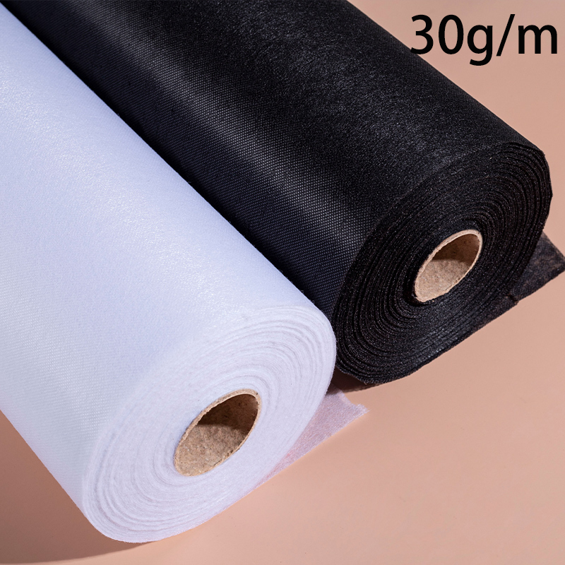 5 meters/lot (5.4 yards) Lightweight Non-Woven Fusible Interlining Fabric Apparel Sewing DIY Accessory 30g/m
