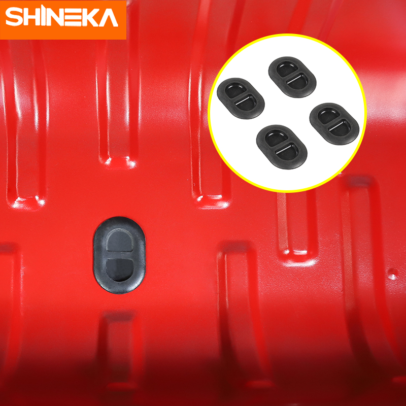 Shineka Floor Pan Drain Plug Voor Jeep Wrangler Achter Floor Pan Lichaam Plug Kleine Rubberen Plug Voor Jeep Wrangler Jk jl 2007