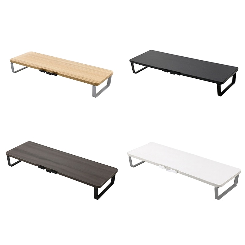 Klassieke monitorstandaard met mobiele telefoonhouder, compatibel met 24- inch laptops, imac desktops, laptops en printers.