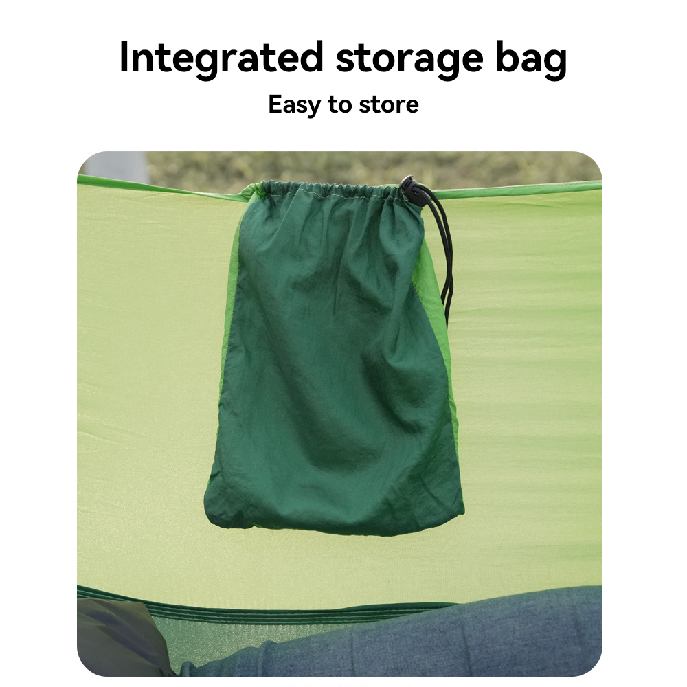 Neue Camping Hängematte Einzelne Person Tragbare draussen Mit Nylon Farbe Passenden Hängematte Hohe Festigkeit Fallschirm Stoff Hängen Bett