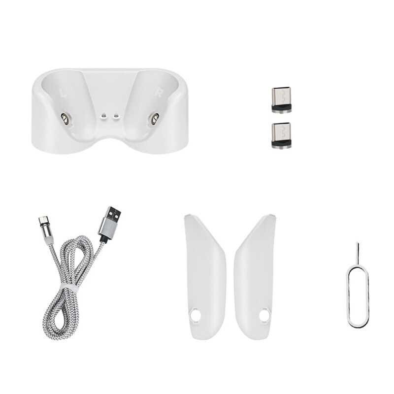 Magnetische ladestation, kompatibel mit oculus quest 2 vr zubehör, einfache ladebasis für zuhause mit usb-c-eingang