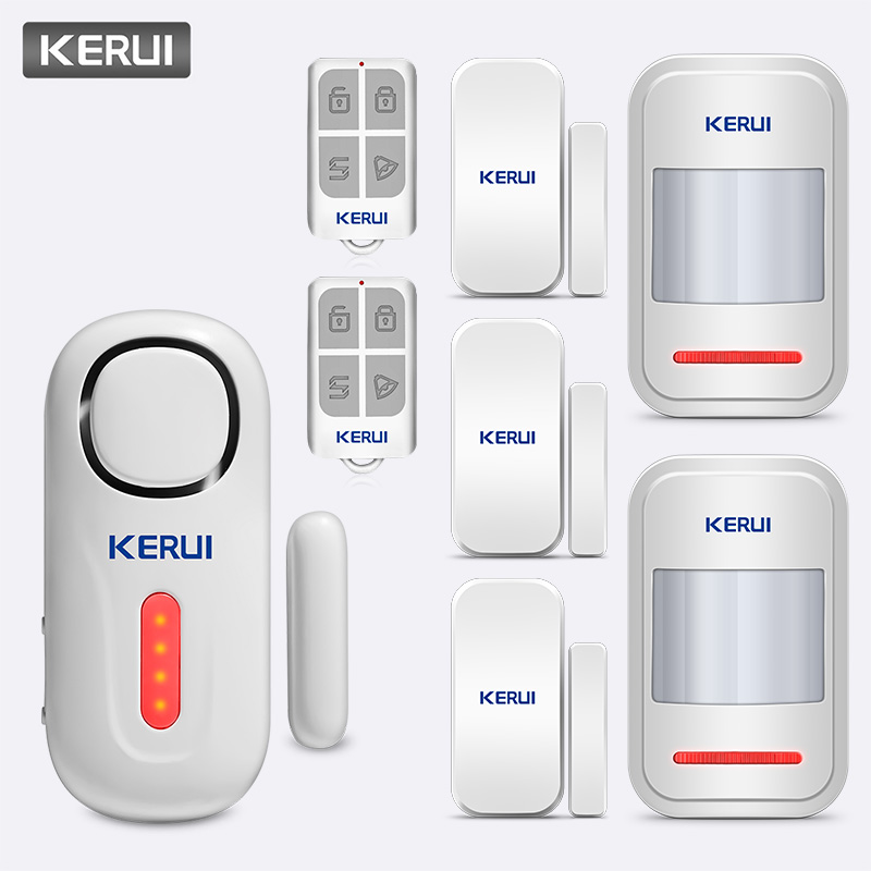 Kerui 120db langaton pir-ovi-ikkuna murtohälytin kodin turvallisuuden aktivointi ja deaktivointi varashälytinjärjestelmä kaukosäätimellä: Hälytysjärjestelmä 5