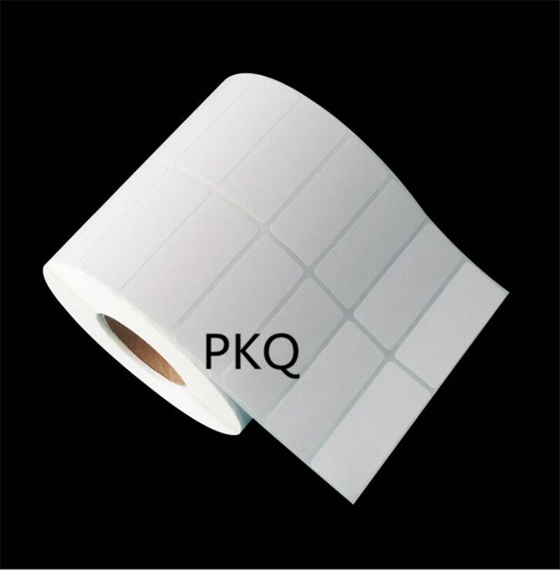 2 Rows Direct print thermal paper label cheap price sticker paper in roll