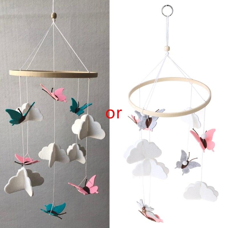 OOTDTY Nordic Baby Rattle Hanging Bed Wind Chimes Bell,Mobile On the Crib Baby Toy, Kids Toy Room Decor Photography Props: 3
