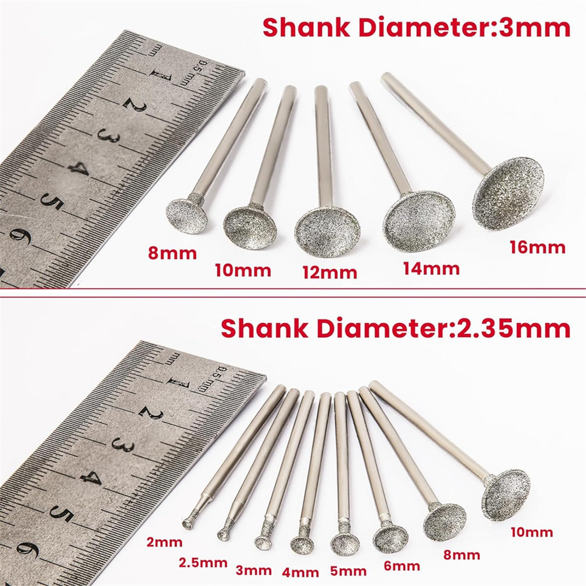 Diamant Freeset - 13PCS Polijstkits - Rotary Tool Accessoires voor Dremel