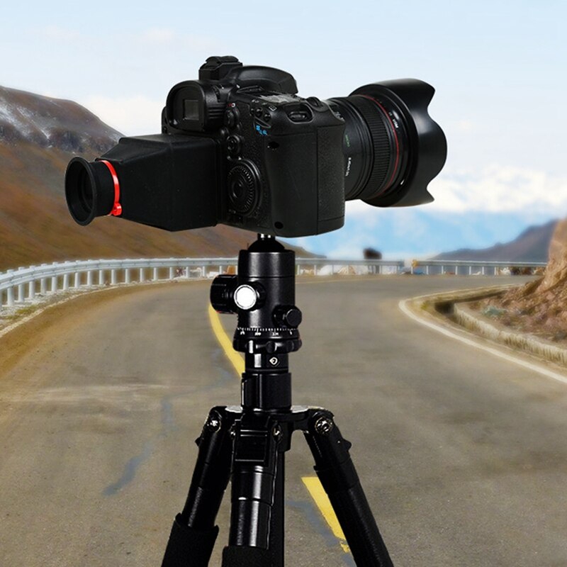 3.2- inch camera zoeker , 3x slr snificatie zoeker, zonnekap, geen reflectie,