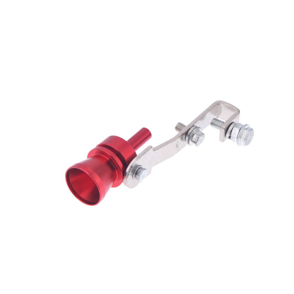 Car Turbo Sound Whistle Vehicle Refit Device Exhaust Pipe Turbo Sound Whistle Car Turbo Muffler Universal Sound Simulator: Red