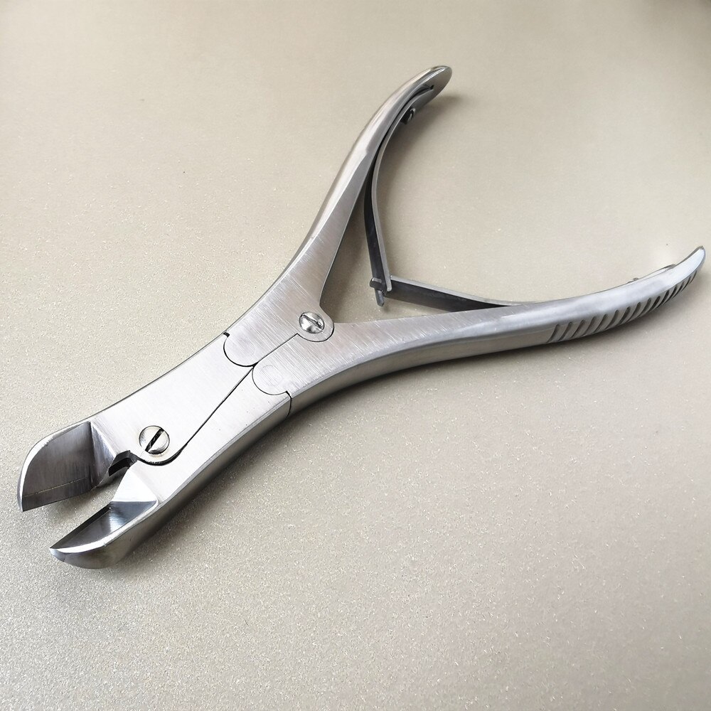 Pince orthodontique dentaire à double action, 1 pièce, coupe-fil Vital TC, coudée 18 cm