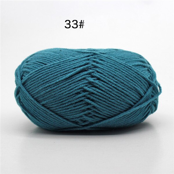 upgrade natuurlijke zijde melk katoenen garen dikke garen voor breien baby wol haak garen weave draad 4 Plys 50 g/stk: 33