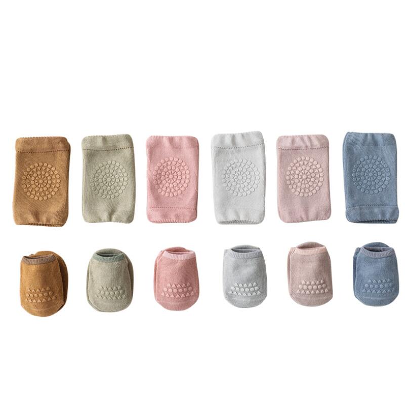 Chaussettes antidérapantes unisexes pour bébé, genouillère épaisse, semelle en caoutchouc éponge, pour enfants, garçons et filles, chauffe-jambes, 0-3T