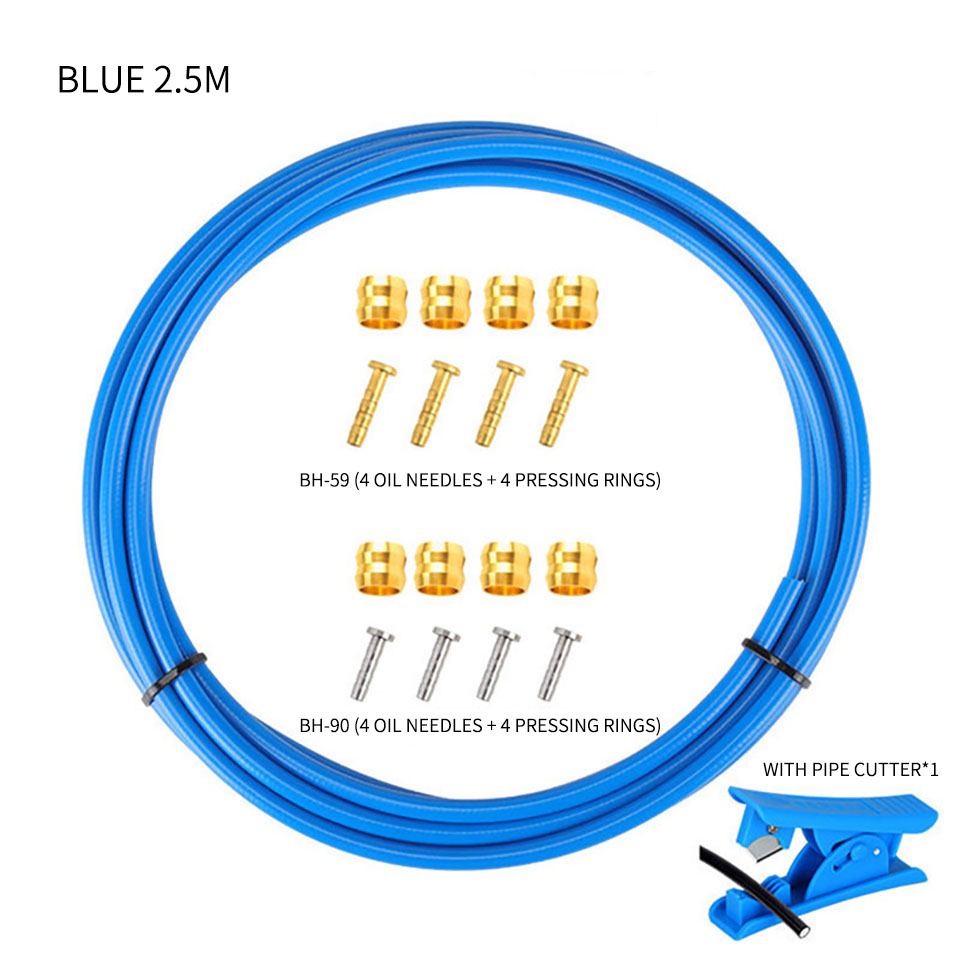 1 Set 2.5Mx5MM Mountain Bike Brake Hose Cable Kit Brake Hose Pipe Shell Hydraulic Disc Brake Hose Hose With Bicycle Hose Cutter: 03