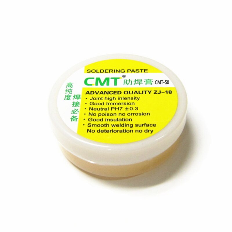 CMT-50g Rosin Flux Soldering Paste Welding Flux Soldering Tin Cream Welding Grease Paste Flux for PCB BGA PGA SMD Repair
