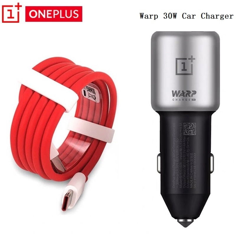 Origina Oneplus 8 Profi Auto Ladegerät 30W 5V = 6A max 6A schnelle Auto ladegerät Adapter 3,0 usb typ-c kabel für eine Plus 8 7 7T 6T 6 5T 5