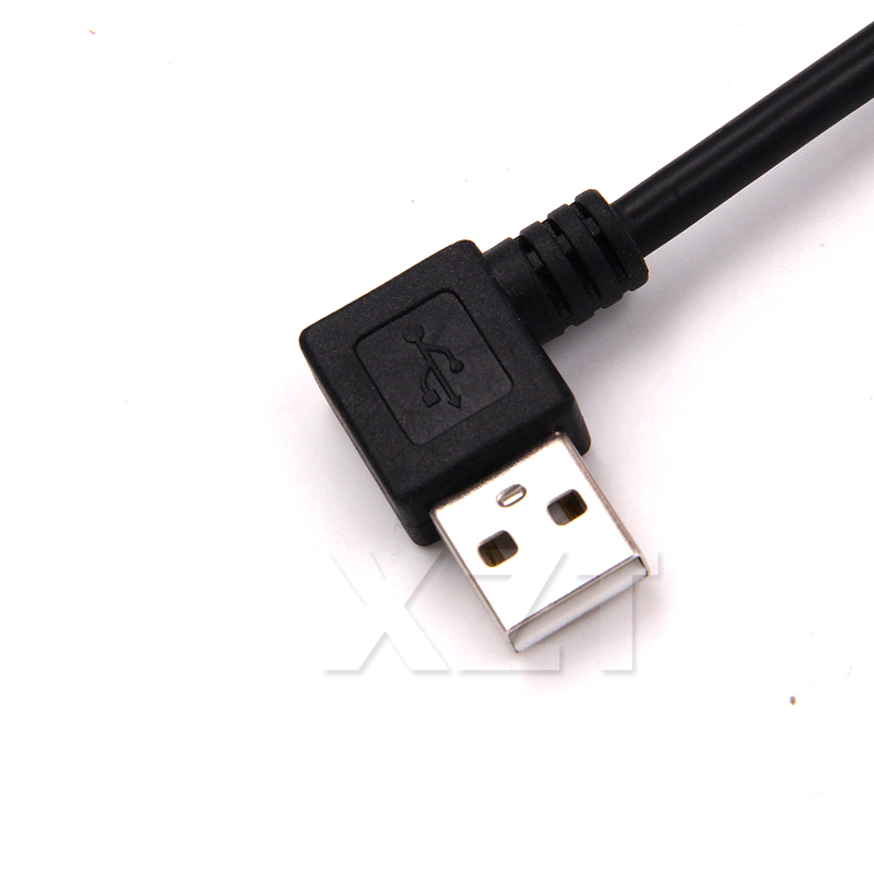 Ipcs Usb 2.0 A Man-vrouw 90 Graden Hoek Usb Verlengsnoer Kabel USB2.0 Man-vrouw Juiste Kabel