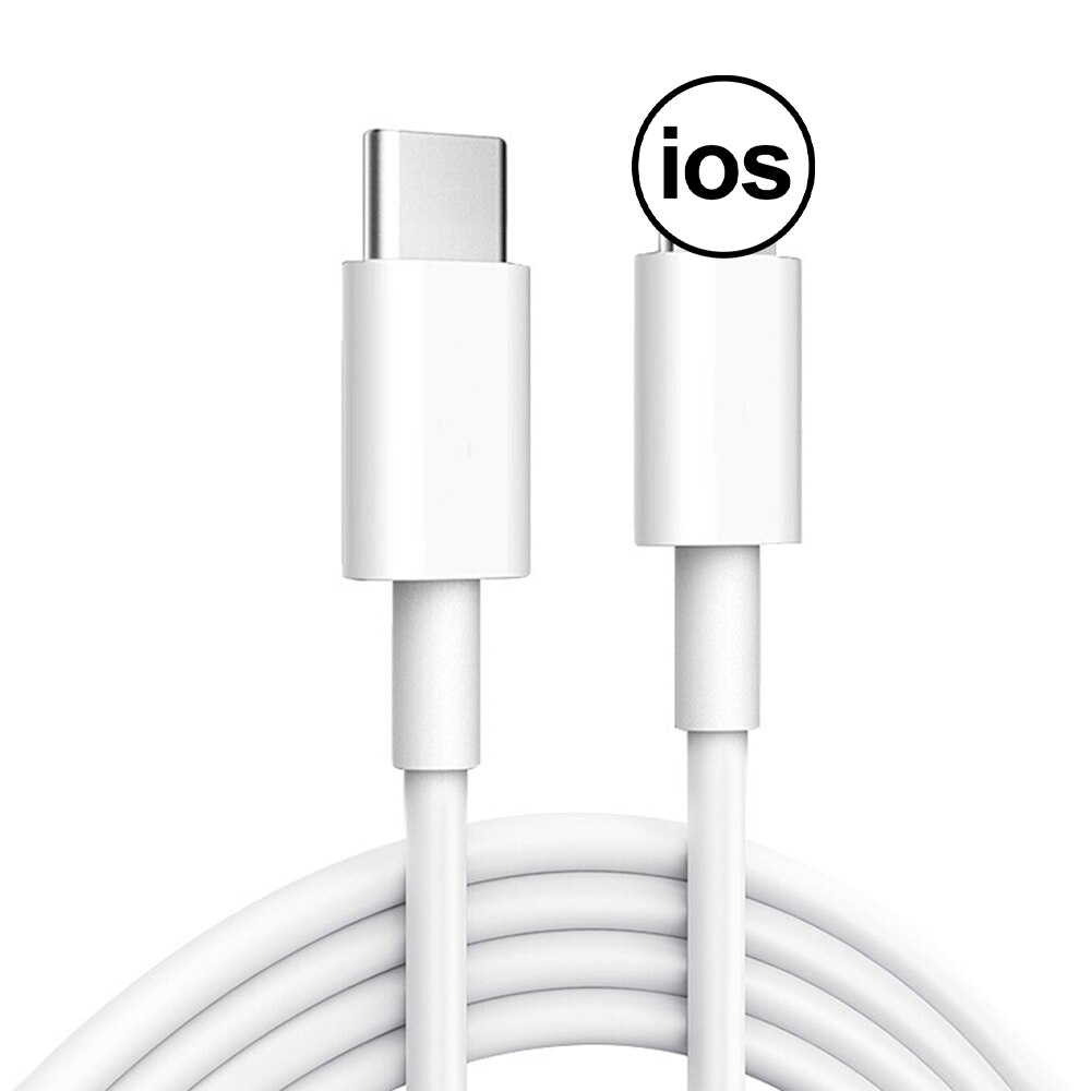 Pd Snel Opladen 20W USB-C Type-C Om L Kabel Lader Adapter Voor Iphone 11/12/11 Pro/Xs Max/Se/8P 6.56FT
