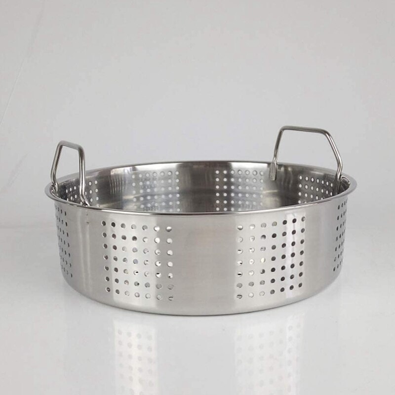 Edelstahl Dampfer Korb Verdicken Lebensmittel Dampfer Korb für Dämpfen schwach Summe Knödel Brötchen Gemüse Fleisch Fisch Reis