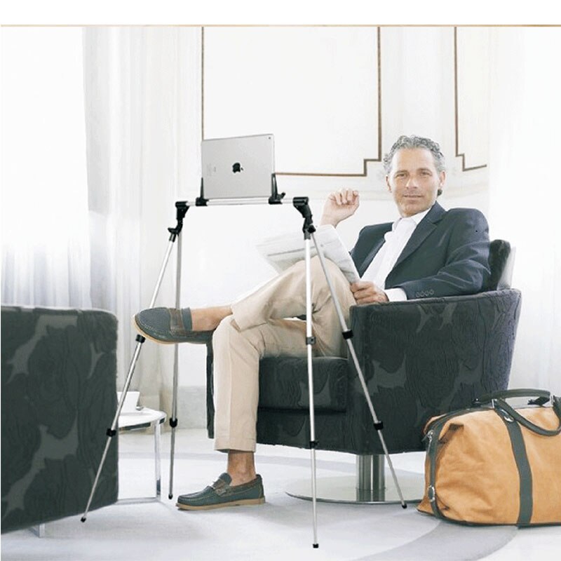 Adjustable Tablet Stand Tripod Holder For iPAD Pro 12.9 Samsung Aluminum Alloy Flexible Scalable Arm Floor Desk Ded Stand