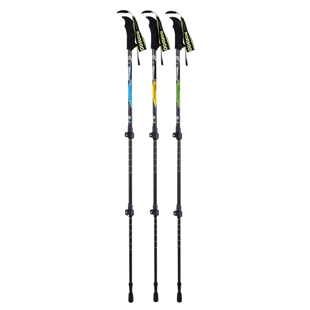 Carbon Fiber Telescopic Skiing Climbing Stick Trekking Hiking Pole