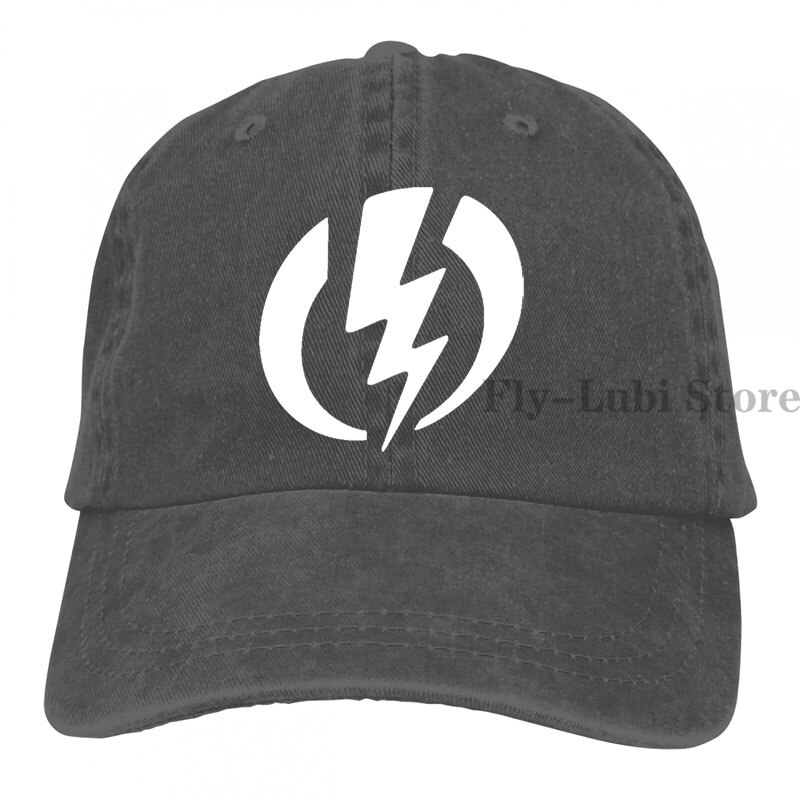 Electric Electrician Symbol 2 Baseball cap men women Trucker Hats adjustable cap: 2-Black