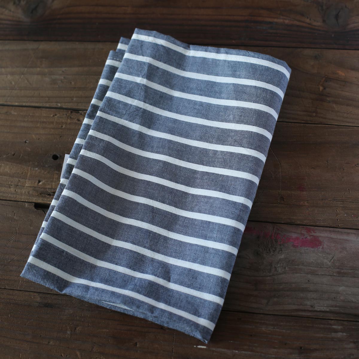 Cotton Table Napkin Plaid Cloth Napkins Striped Checkered Tea Towel Kitchen Dinner Restaurant Food Photography Prop: Blue Stripe