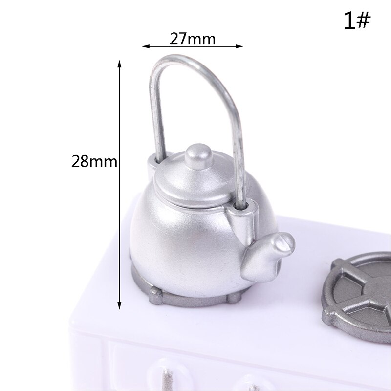 12 styles Doll Rack Boiling Water Kettle Coffee Grinder Bottles Phonograph Doll House Furniture Toys: f