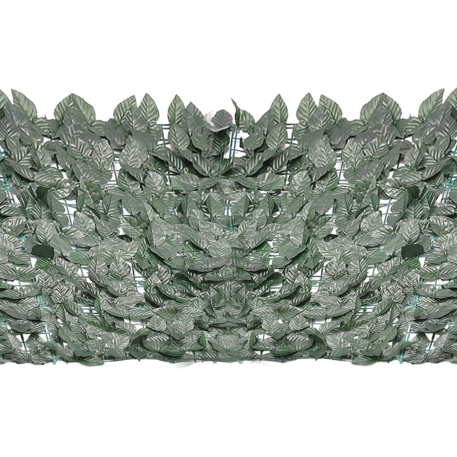 1x3m Artificial Ivy Leaf Hedge Screening Green Leaf Privacy Fence Screening Roll UV Fade Protected Privacy Artificial Fence: 02