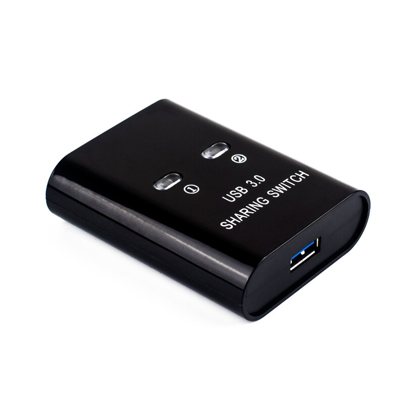2 Port USB3.0 Switch Printer selector two computers switch using a usb3.0 interface device 2 in 1 out Manual button converter