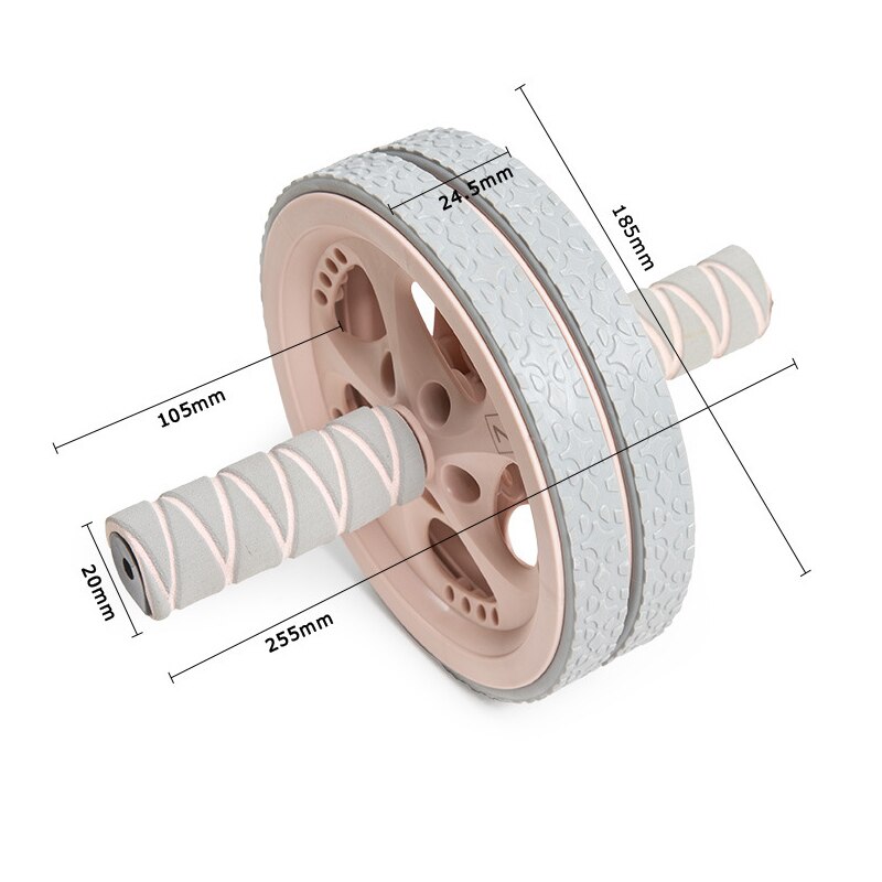 Abdominal Trainer Ab Roller Power Wheels Workout Coaster Sport Machine Fitness Equipment for Home Gym Equipment Health Exercise