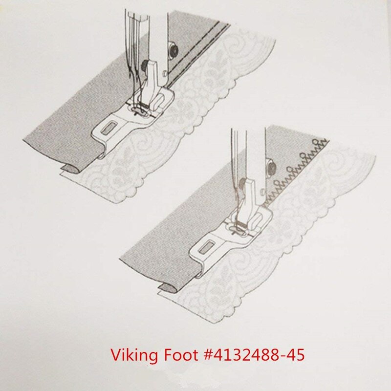 Join and Fold Edging Foot #4132488-45 For Husqvarna Viking Sewing Machine 5BB5475