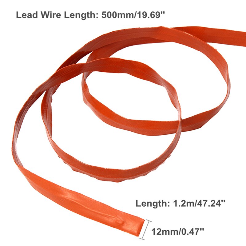 1pc Silicone Heating Strip 150W 12V IP65 Pipeline Flexible Line Heated Belt Heater Home Space Heaters