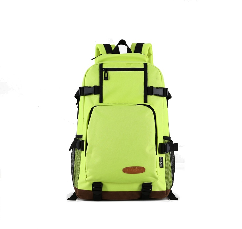 School Bags for Teenagers Boys Schoolbag Large Capacity Men Canvas Solid School Backpack Rucksack Bagpack Laptop Book Bags: Green