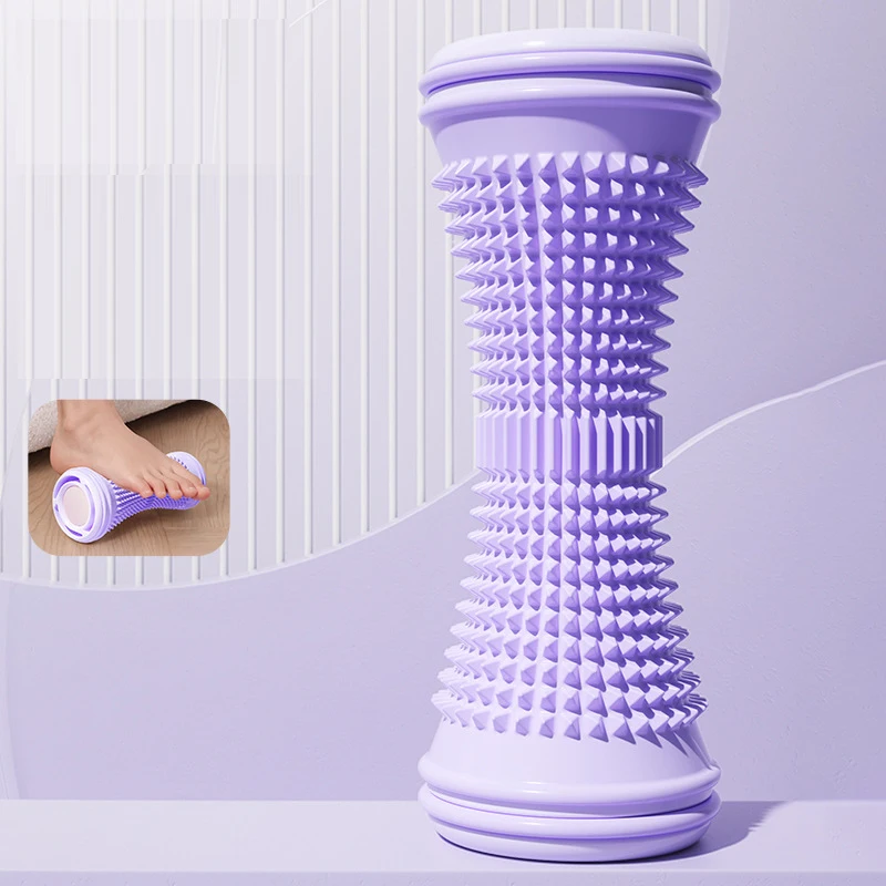1PC Foot Massage Roller, Calf Muscle Relaxation Roller, Decompression Yoga Shaft, Calf And Waist Massage Tool: PURPLE