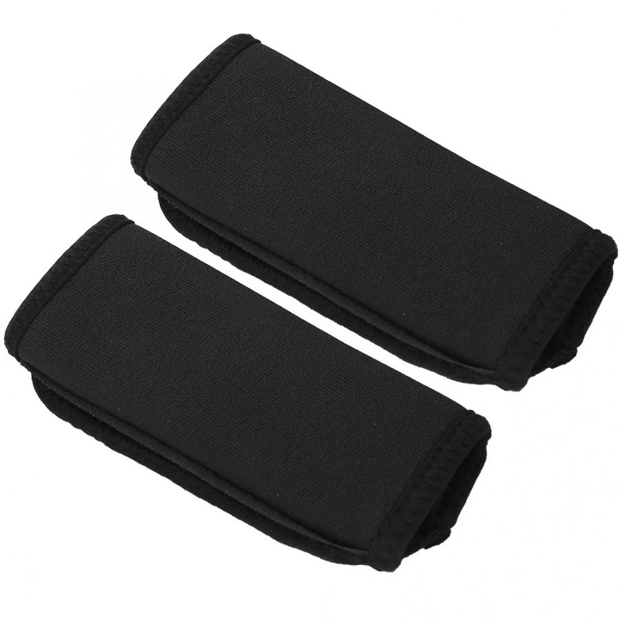 2 Pcs Boot Peddel Grips Neopreen Antislip Comfortabele Zachte Kayak Kano Roeien Boten Peddel Grips Kajak Boot Accessoires: Black