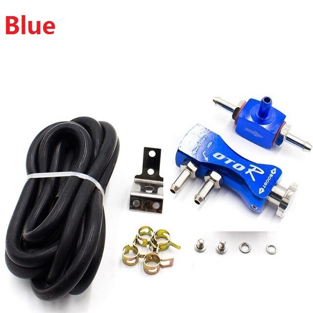 Turbocharged Regulator Adjustable 1-30PSI Boostcontroller Turbocharger Manual Turbine Pressure Control Valve Universal 2020NEW: Blue