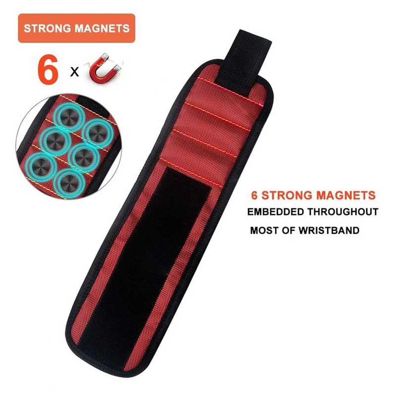 Pickup Apparaat Adsorptie Schroef Magnetische Polsband Magnetische Polsband Tool Kit Magneet Pickup Elektrische Accessoires Magneet